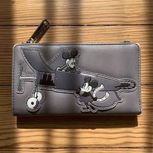 Loungefly Mickey Mouse “Plane Crazy” Wallet